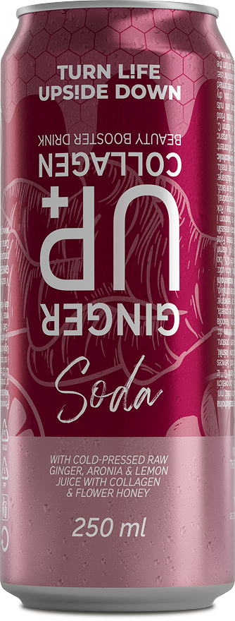 Ginger UP+ Collagen Soda